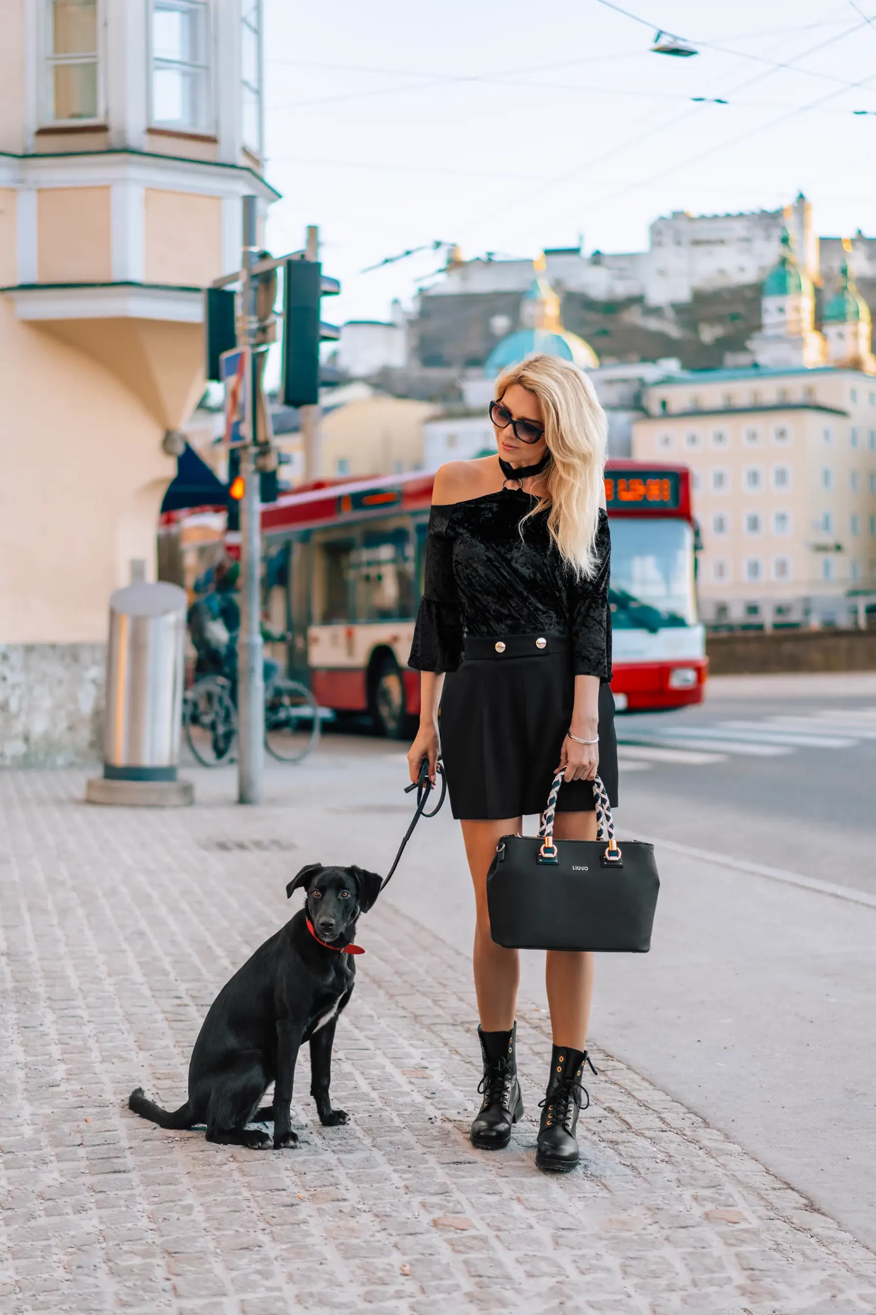 Walking with the dog in Salzburg La Blonde Blog