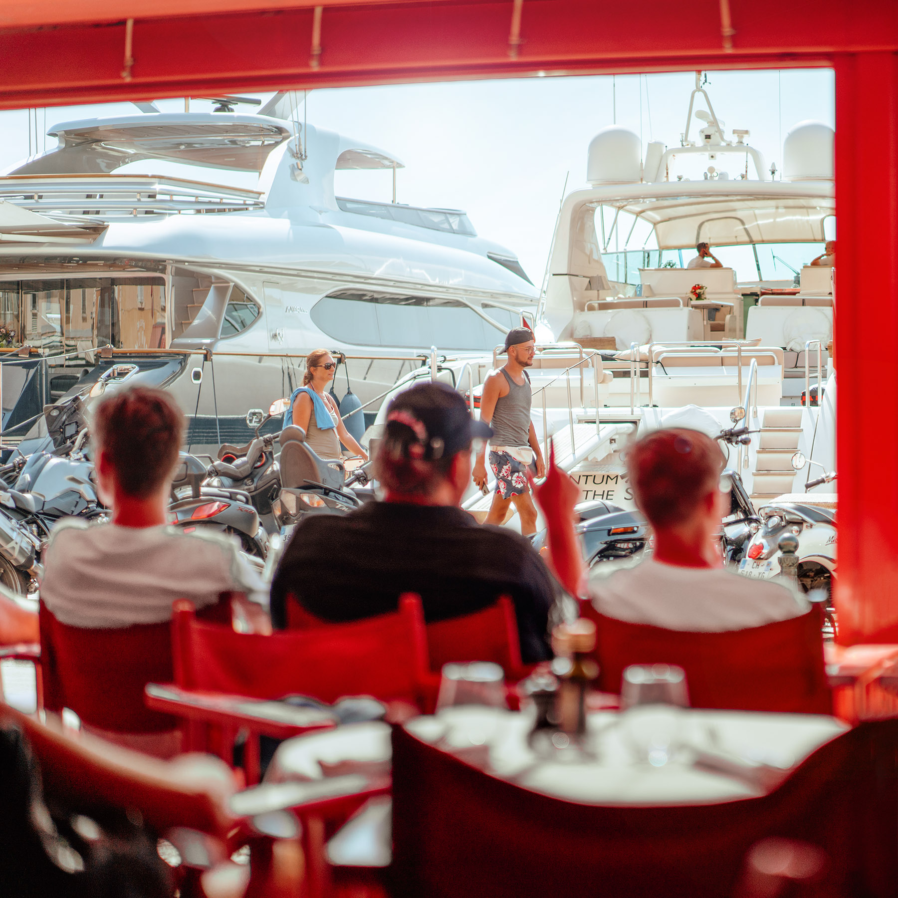 Café Sénéquier Saint Tropez Südfrankreich Reisebericht Blonde Bavaria Blog