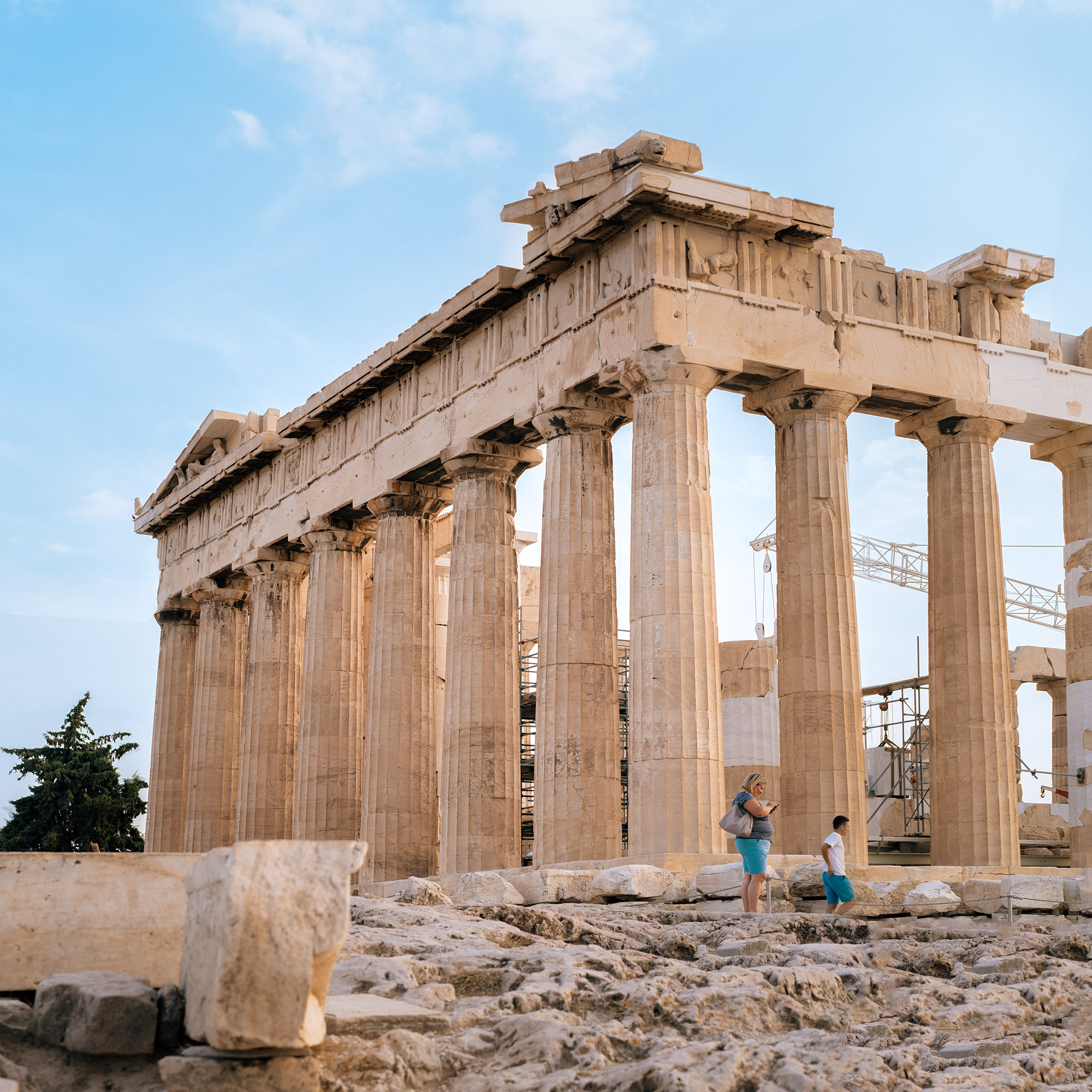 Parthenon Athen Akropolis Griechenland Blonde Bavaria Travel Blog