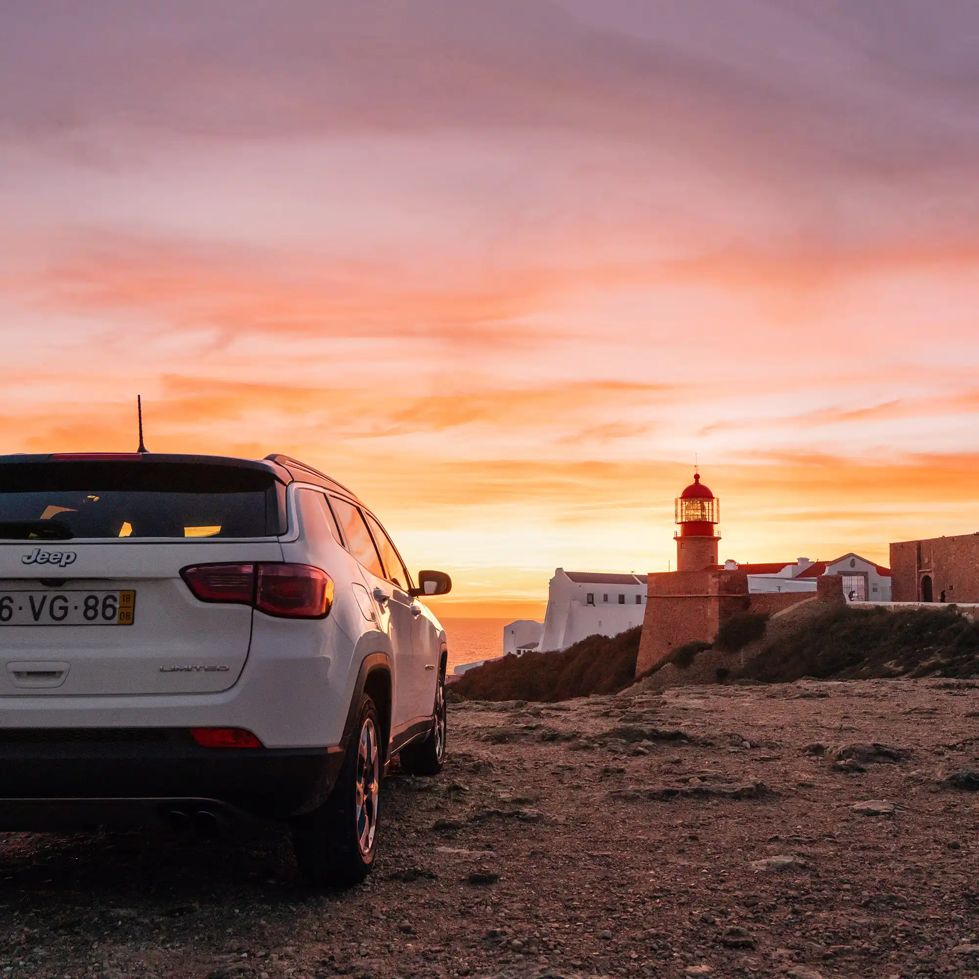 At the edge of the world Portugal Cabo de Sao Vicente Atlantic travel blog from Germany