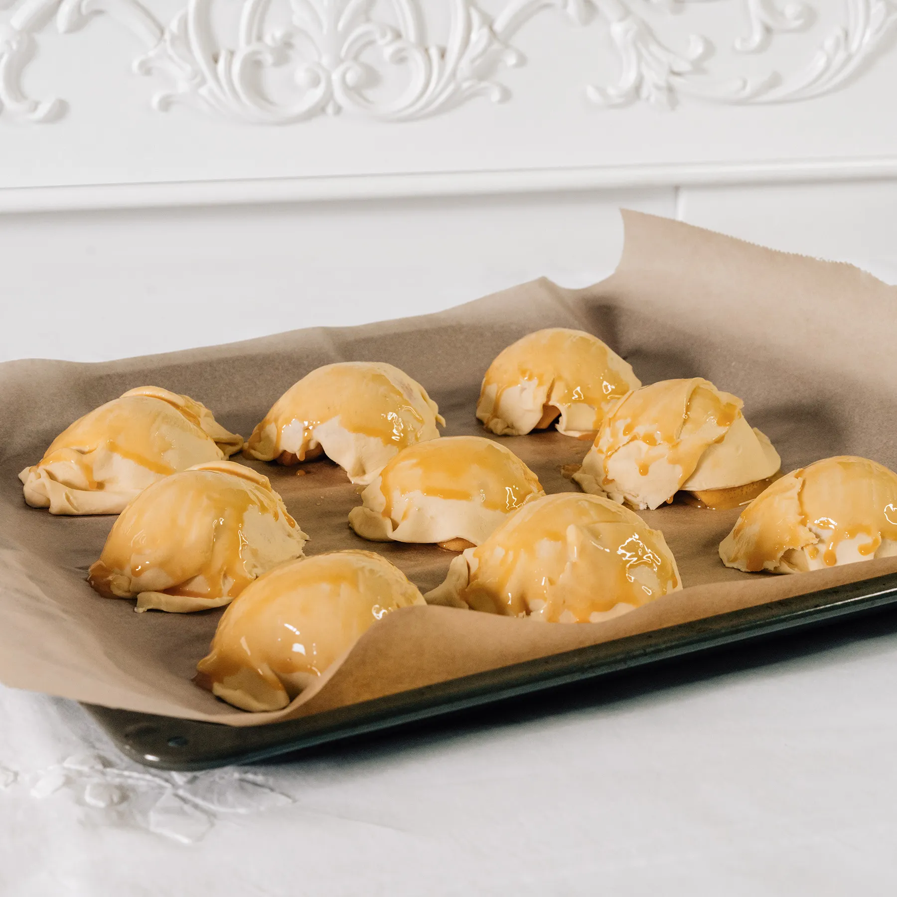 Food Blog Germany Healthy Dessert Puff Pastry Pear